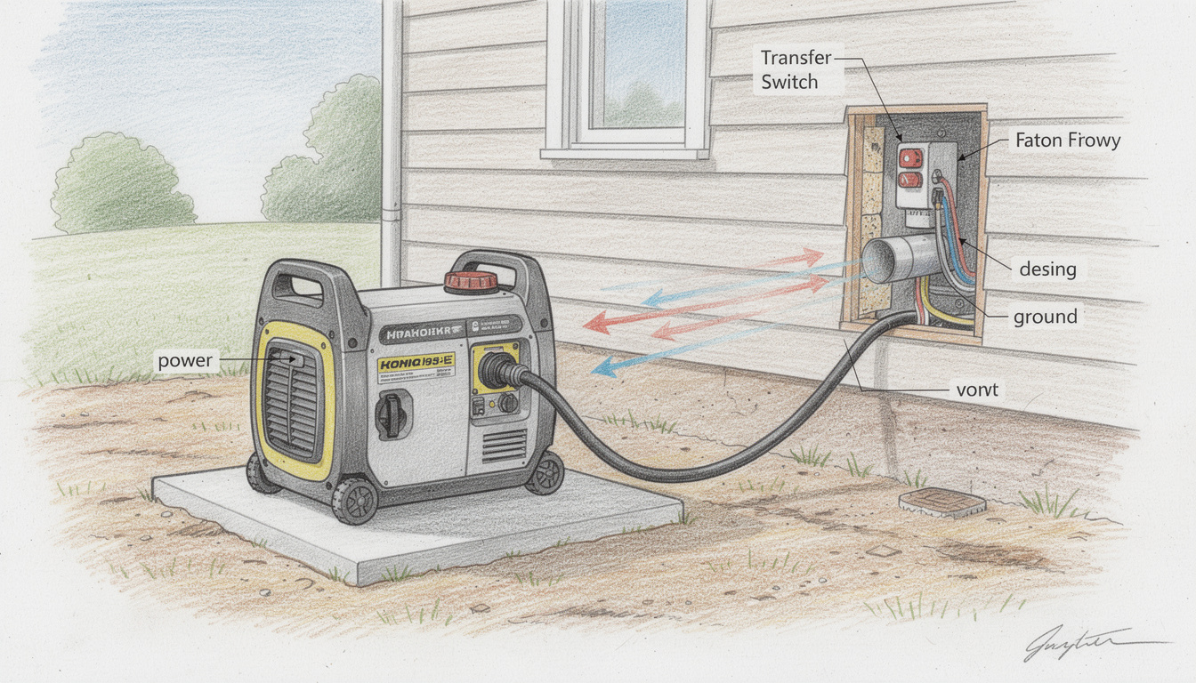 découvrez comment brancher un groupe électrogène dans une maison en toute sécurité avec notre guide étape par étape. assurez une alimentation électrique fiable lors des coupures de courant.