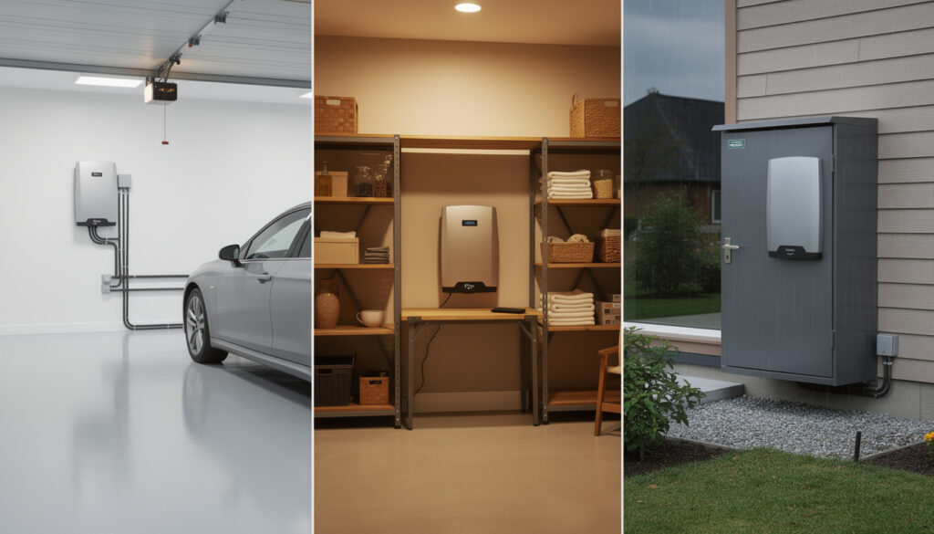 découvrez les meilleurs emplacements pour installer votre batterie : garage, cellier ou extérieur, et les avantages de chaque choix pour optimiser sa durabilité et performance.