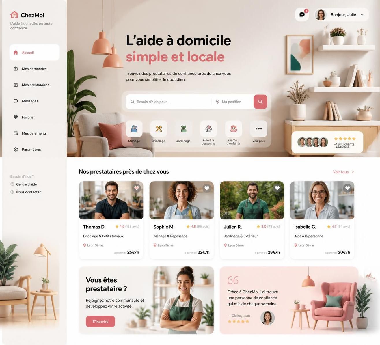 découvrez les services authentiques proposés par stootie.com, la plateforme d'aide en ligne pour trouver facilement une assistance à domicile fiable et rapide.